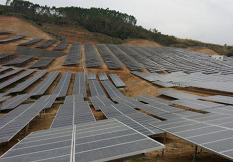 बड़े पैमाने पर सौर संयंत्र जमीन सौर बढ़ते सिस्टम